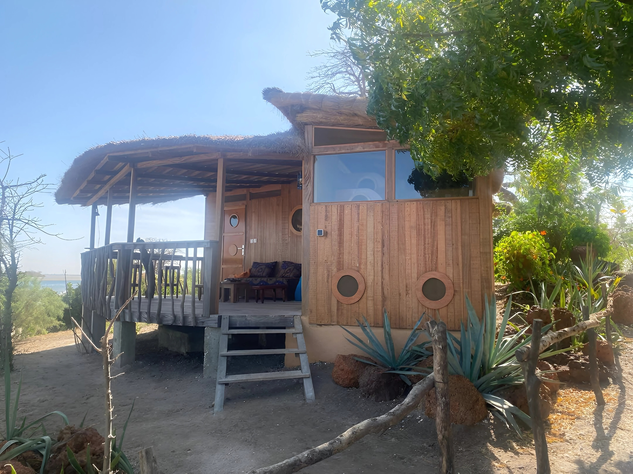 Lodge, hotel Sine Saloum, Case de l'homme